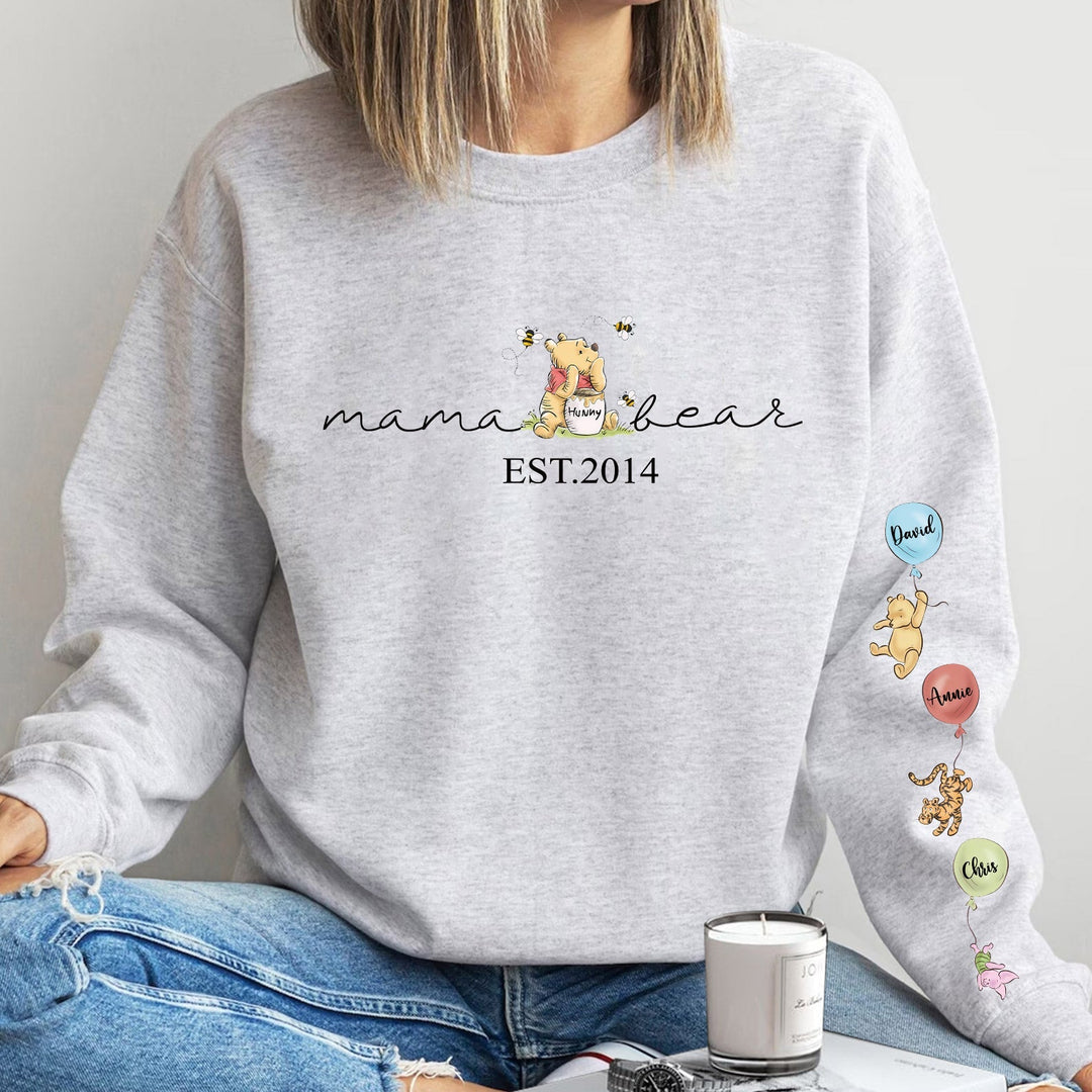 Stijlvolle unisex trui met zelfgekozen namen, een uniek persoonlijk geschenk voor elke gelegenheid.
