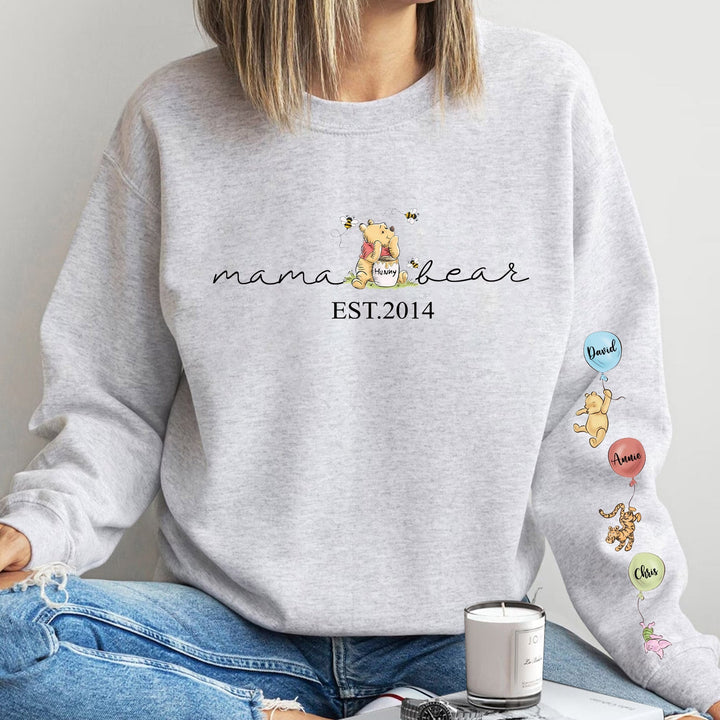 Stijlvolle unisex trui met zelfgekozen namen, een uniek persoonlijk geschenk voor elke gelegenheid.