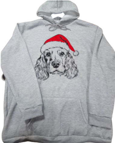 Gezellige gepersonaliseerde kersttrui met huisdierfoto. Warm, uniek en unisex. Leuk voor de feestdagen.