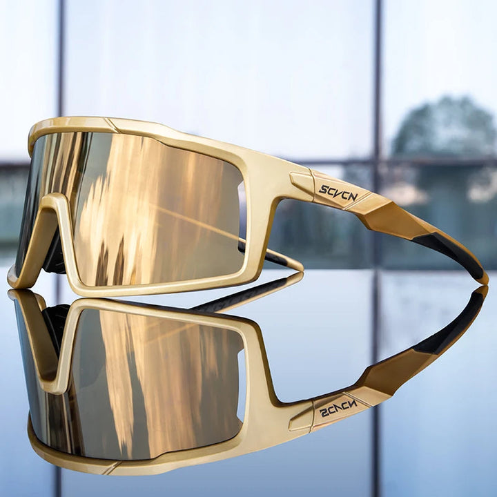 Unisex gepolariseerde zonnebril met UV-bescherming, ideaal voor sport en outdoor avonturen. Lichtgewicht en duurzaam.