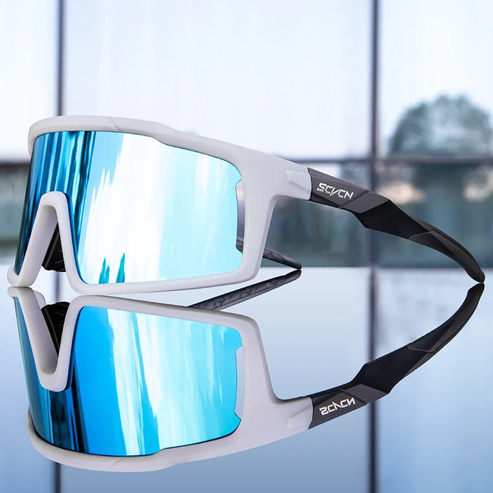 Stijlvolle unisex zonnebril met gepolariseerde UV400 bescherming. Perfect voor zomerse dagen en outdoor oogbescherming.