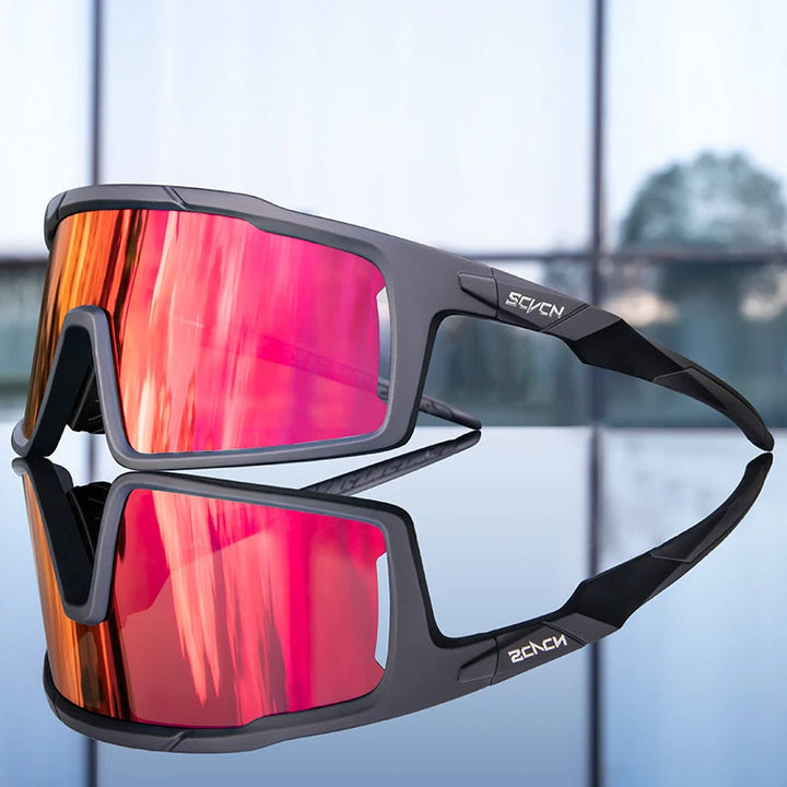 Duurzame, lichtgewicht unisex zonnebril met UV-bescherming en gepolariseerde lenzen. Comfortabel voor langdurig buitenplezier.