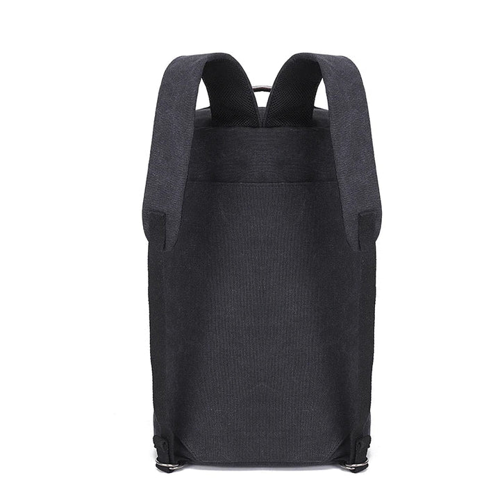 Unisex reisrugzak van canvas met ruime opbergruimte, ideaal voor bagage, wandelen en lange reizen.