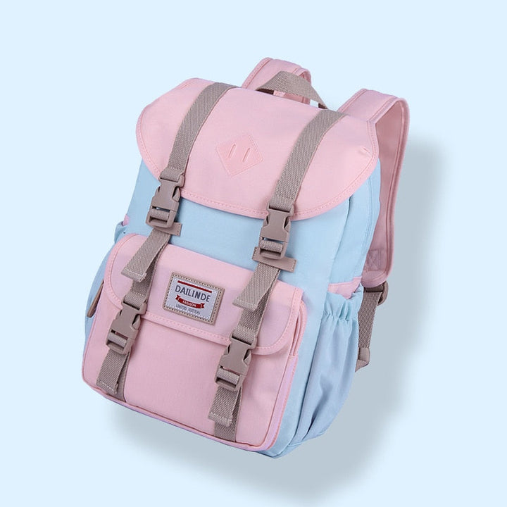 Waterbestendige polyester unisex rugzak, ideaal voor reizen en dagelijks gebruik, beschermt spullen.