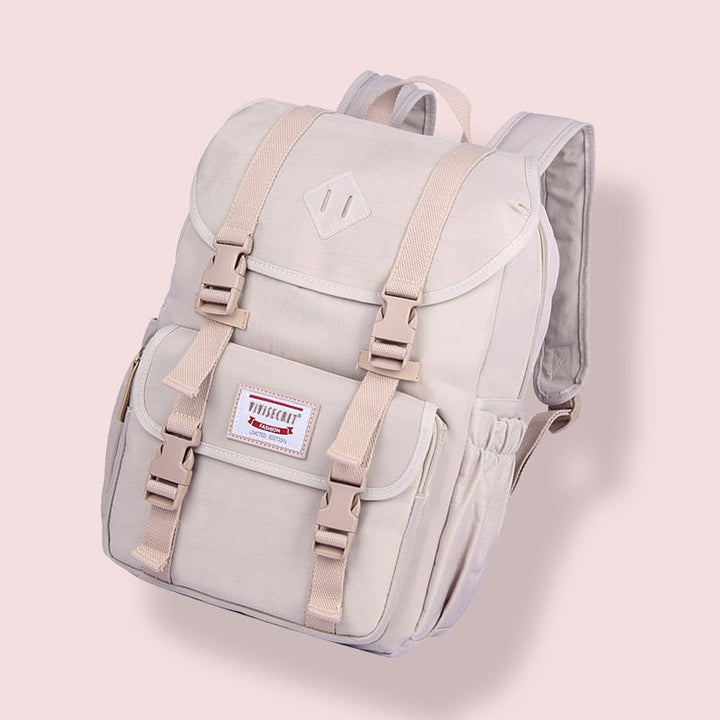Praktische laptoptas/reisrugzak, lichtgewicht en waterbestendig, perfect voor school, werk en onderweg.