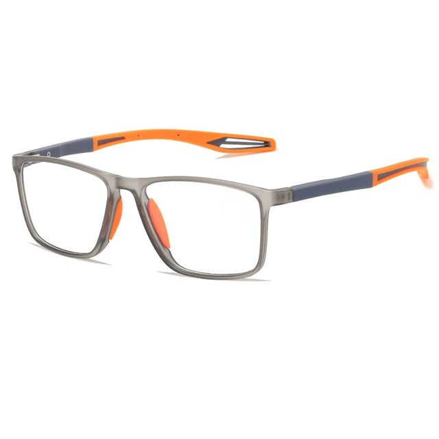 Blauwe multifocale leesbril; unisex, ultralicht polycarbonaat voor comfort en helder zicht.