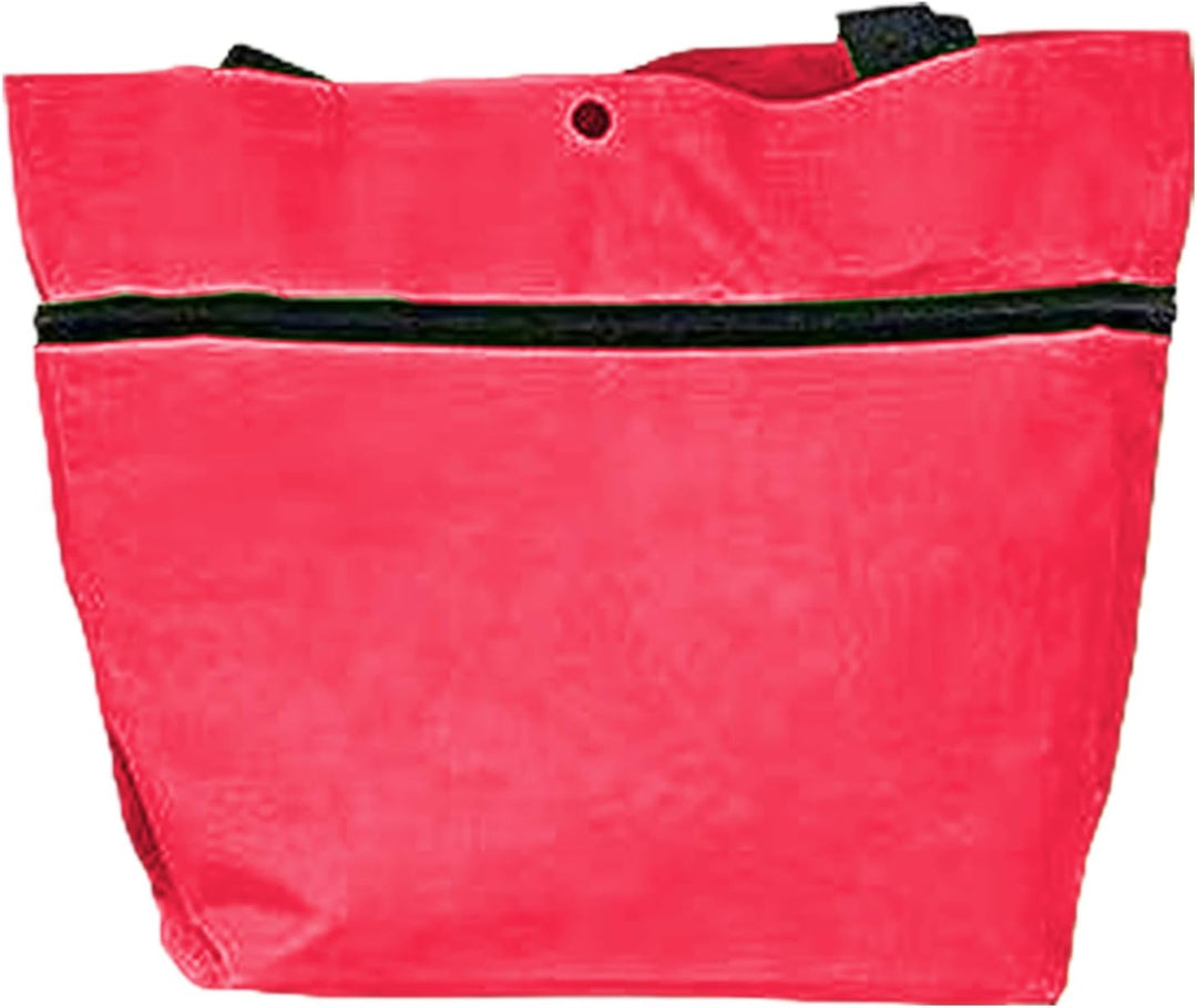 Unisex opvouwbare boodschappentas met wielen, grote capaciteit voor boodschappen.