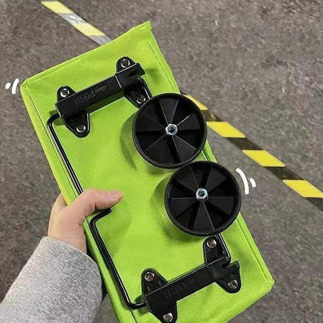 Veytra opvouwbare boodschappentas met wielen, grote capaciteit, ergonomisch ontwerp.