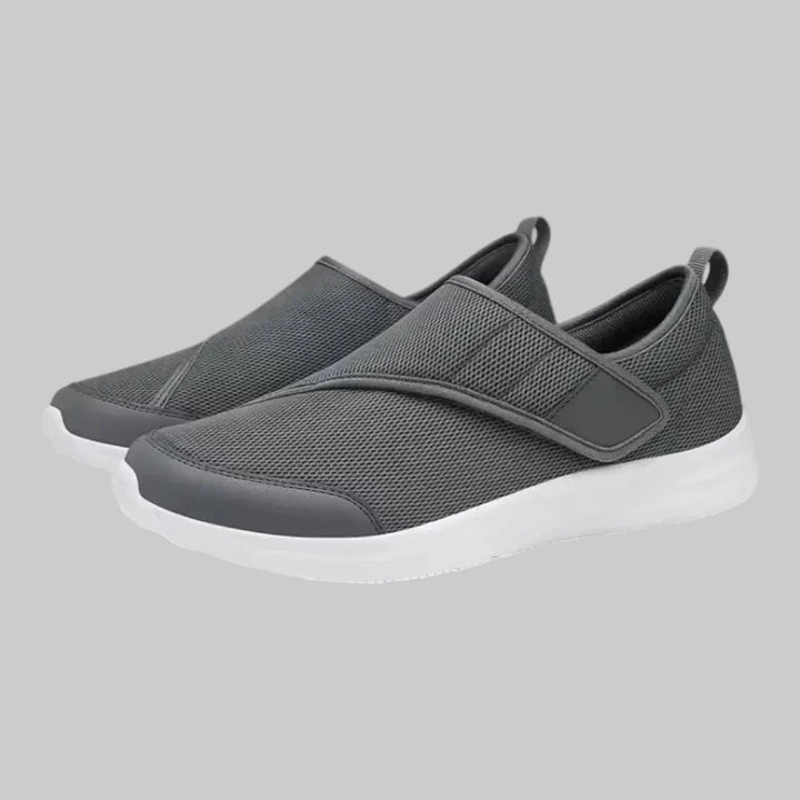 Uniseks schoenen voor brede voeten en diabetes, met klittenband, ademend en lichtgewicht voor dagelijks comfort.