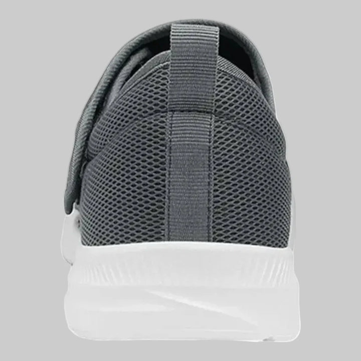 Comfortabele unisex schoenen met klittenband, ideaal voor diabetes, brede voeten en gevoelige huid.