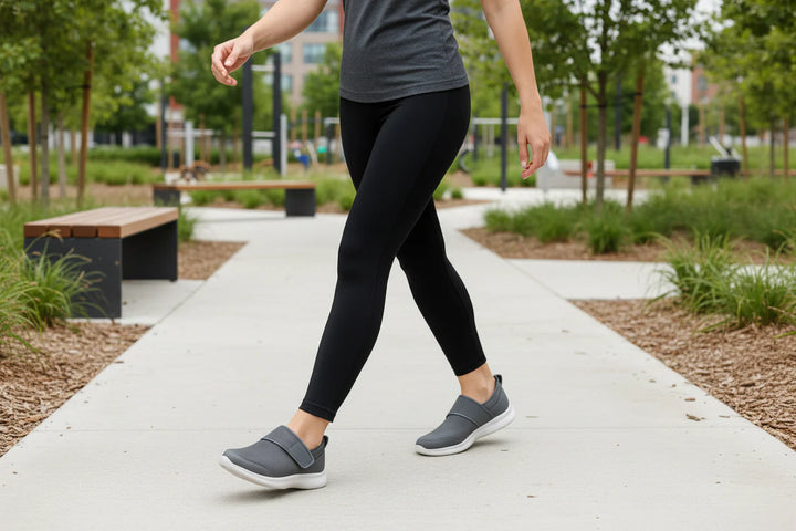 Ademende unisex orthopedische schoenen, klittenband, voor diabetes, gevoelige voeten en loopcomfort.