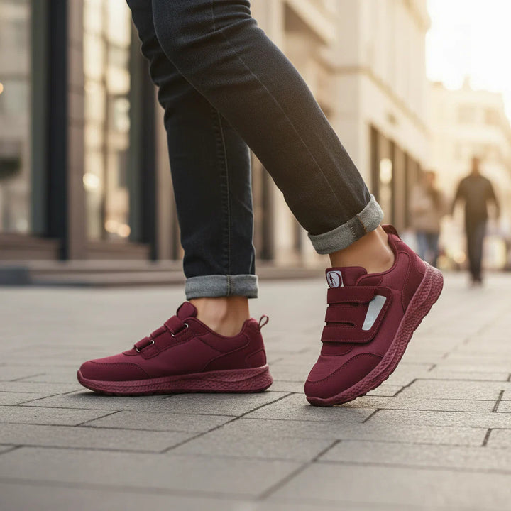 Comfortabele unisex sneakers voor gevoelige voeten. Ademend ontwerp & antislipzool voor diabetes & hielspoorpatiënten.