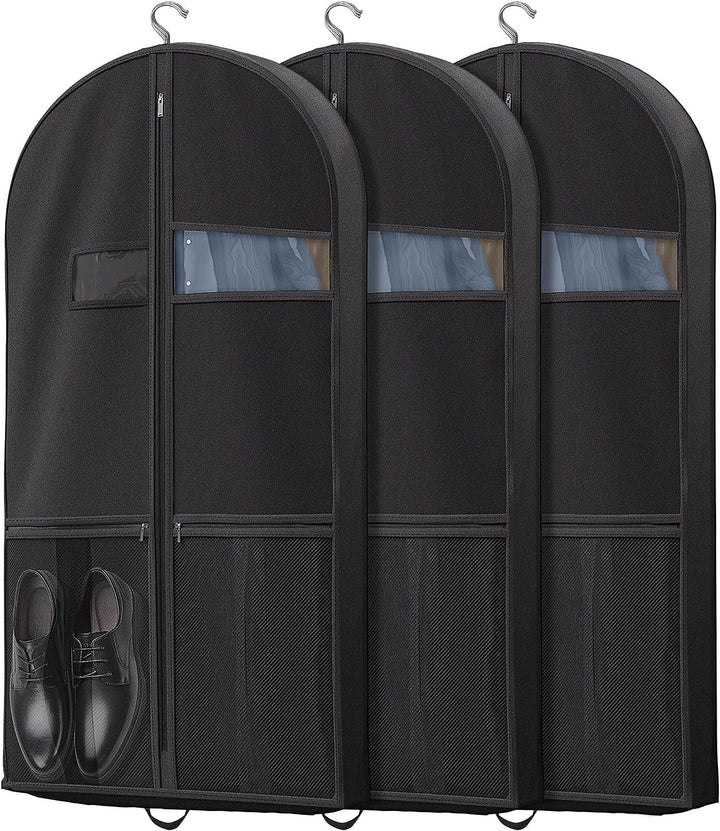 Unisex reiskledingzak met transparant venster en handige accessoirevakken voor kreukvrije kleding.