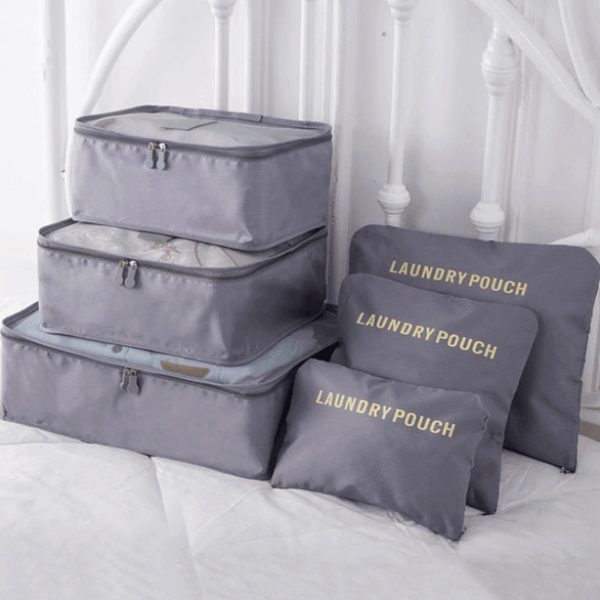 Nooit meer rommelige koffers dankzij deze 12-delige reis organizer set voor elke vakantie.