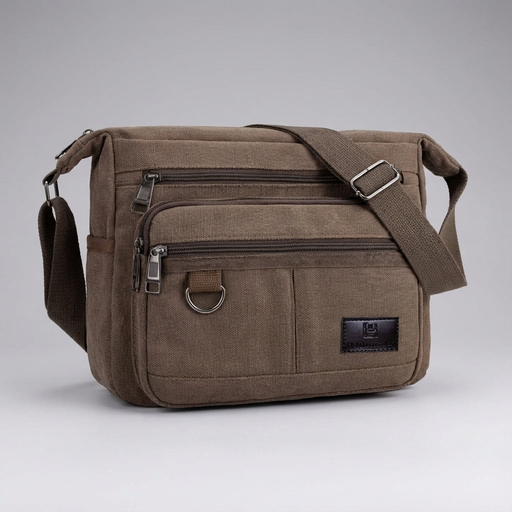 Veilige unisex laptoptas met RFID technologie; beschermt uw gegevens onderweg.