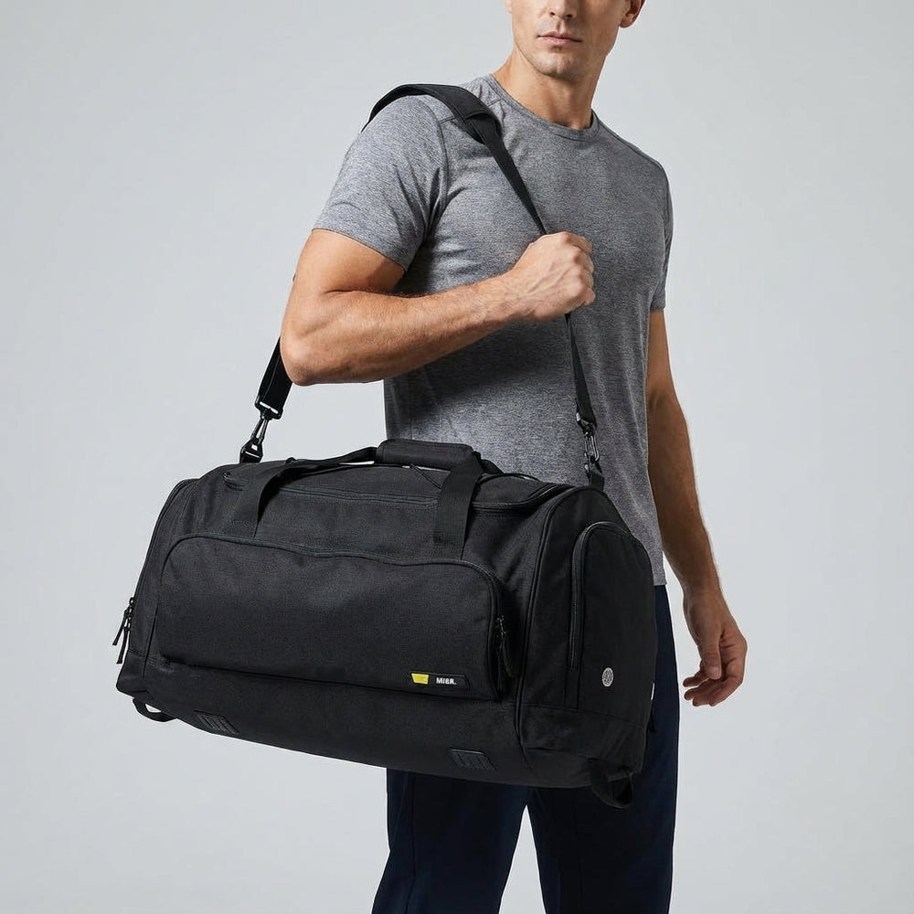 Waterbestendige unisex weekendtas voor georganiseerd reizen. Ruime TravelPort duffeltas met handige vakken.