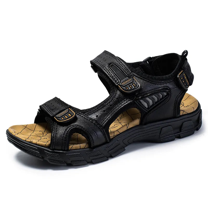 Unisex sandalen met klittenband, bieden comfort en ondersteuning voor heren & dames. Ideaal tegen voetpijn.