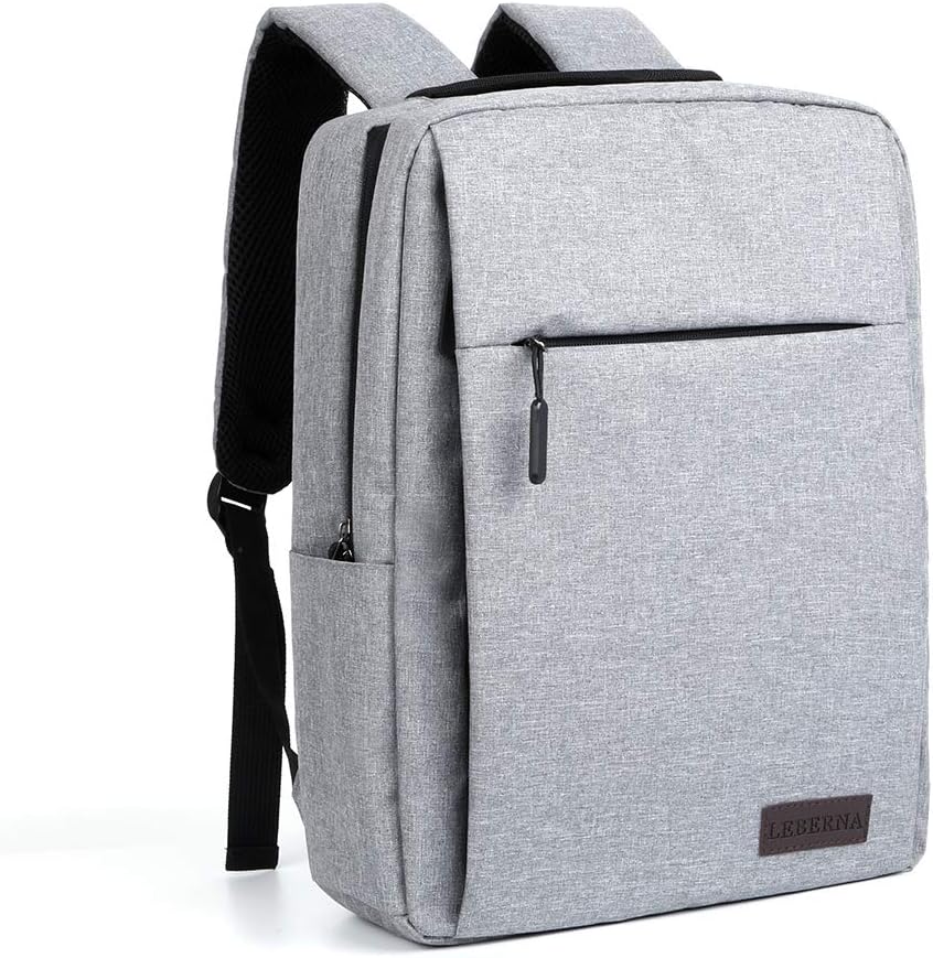 Unisex slimme waterdichte laptoprugzak met USB-poort in het zwart, ideaal voor werk, school of reizen.