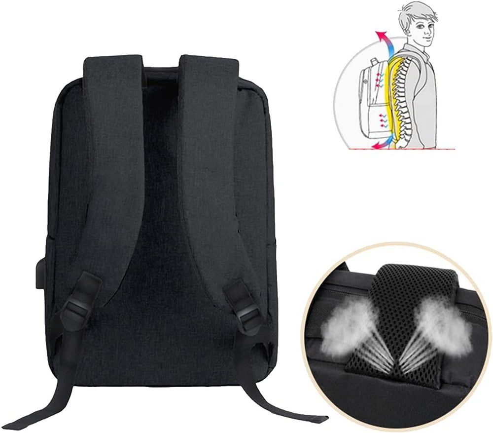 Waterdichte laptoprugzak beschermt uw spullen; perfecte schooltas of werkrugzak voor dagelijks pendelen.
