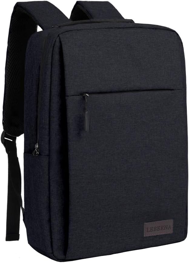 Slanke, waterdichte laptoprugzak in grijs, met USB-poort; ideale reisrugzak of schooltas voor een stijlvolle look.