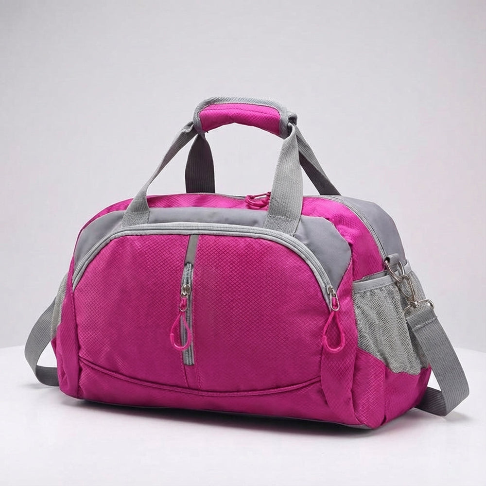 Compacte unisex duffel reistas, perfect als sporttas of weekendtas. Met verstelbare draagriem.