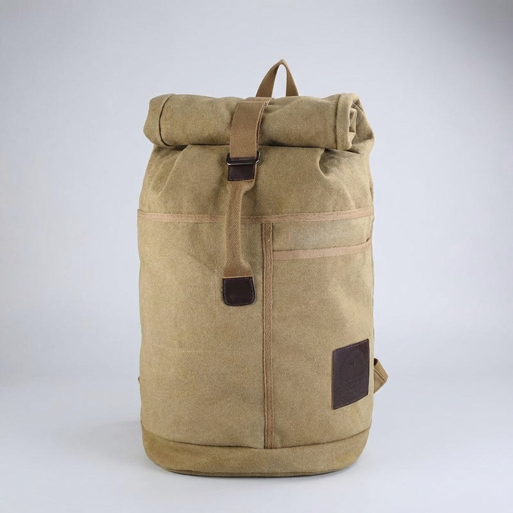 Comfortabele unisex stadsrugzak in modern design (zwart, khaki, groen), ergonomisch voor dagelijks gebruik.