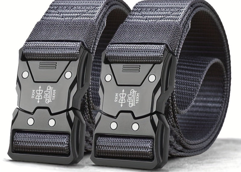 Lichtgewicht en ademende nylon tactische riem, unisex. Stevig en comfortabel, perfect voor actieve levensstijl.