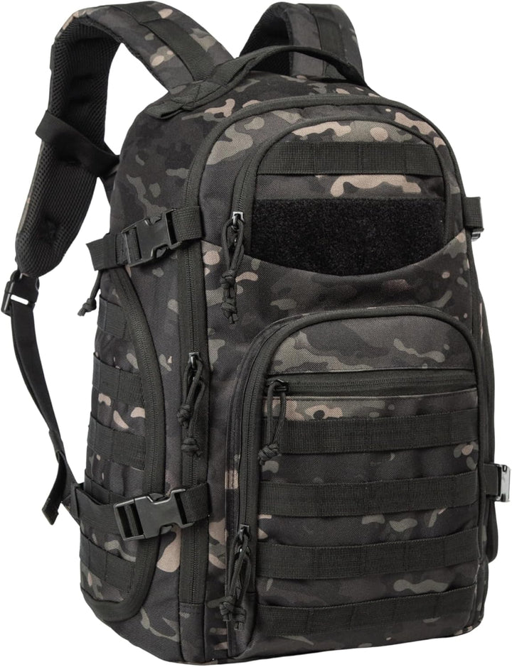 Unisex tactische rugzak 35L met Molle systeem, perfect voor outdoor avonturen, wandelen en dagelijks gebruik.