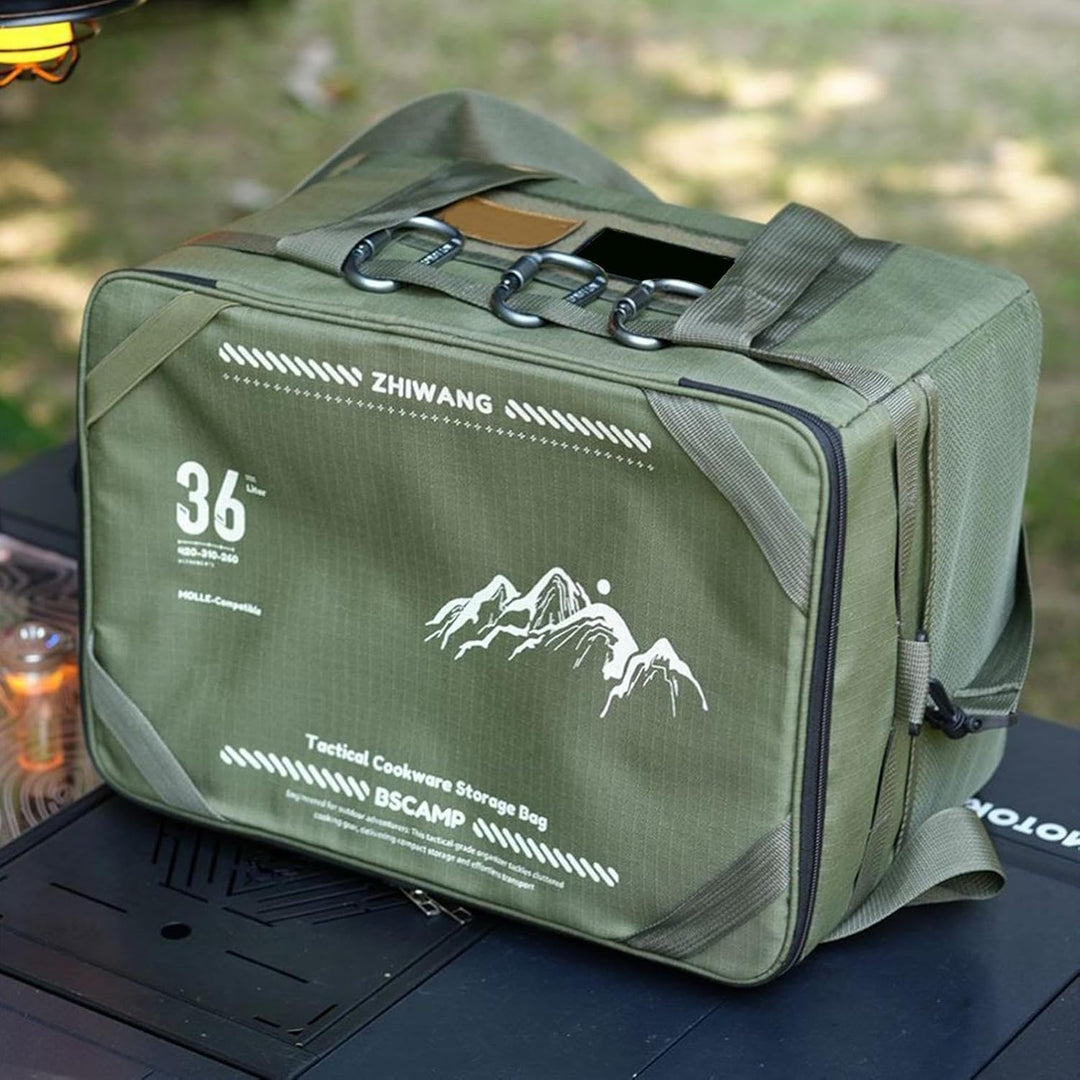 Robuuste Tarvos duffeltas, waterdicht en duurzaam. Essentieel voor avontuurlijke reizen en outdoor kamperen.