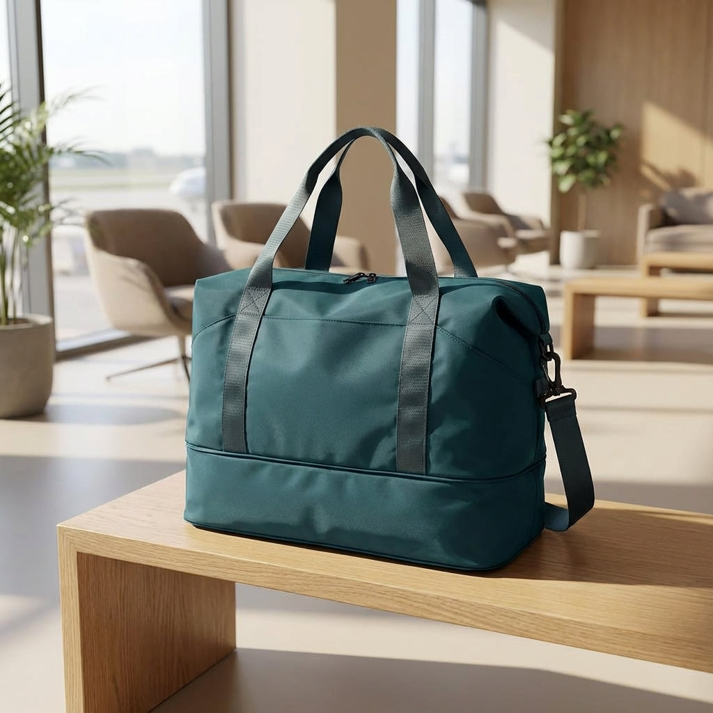 Unisex uitbreidbare reistas, ideaal als weekendtas of sporttas met slim design.