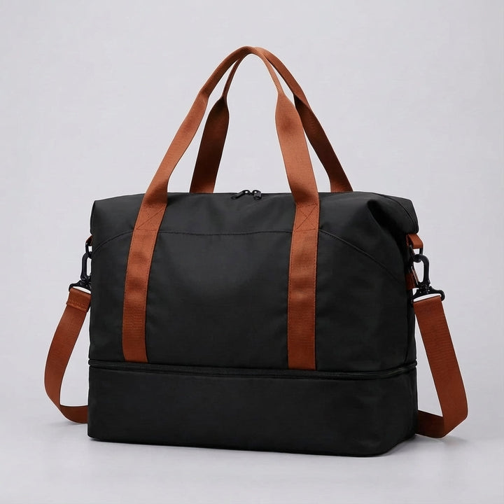 Duurzame unisex weekendtas, bestand tegen alle weersomstandigheden door waterdicht polyester.