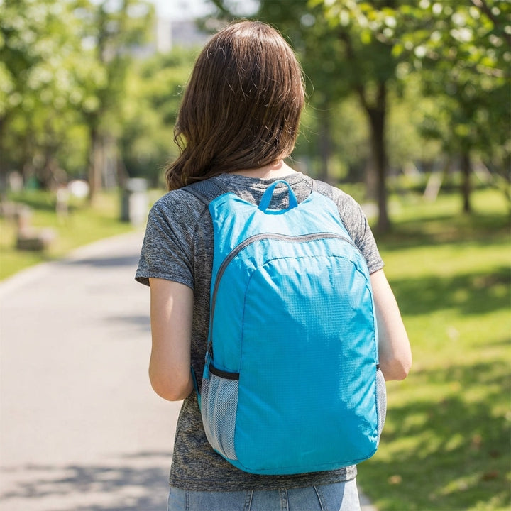Unisex ultralichte opvouwbare reistas, ideaal als handbagage of extra dagrugzak voor reizen.