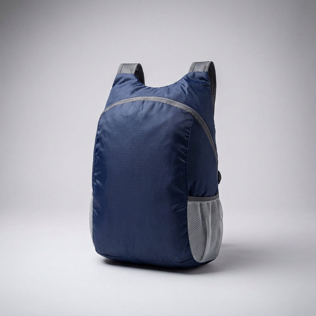 Praktische ultralichte opvouwbare rugzak, perfect voor spontane uitstapjes of een dagje strand.