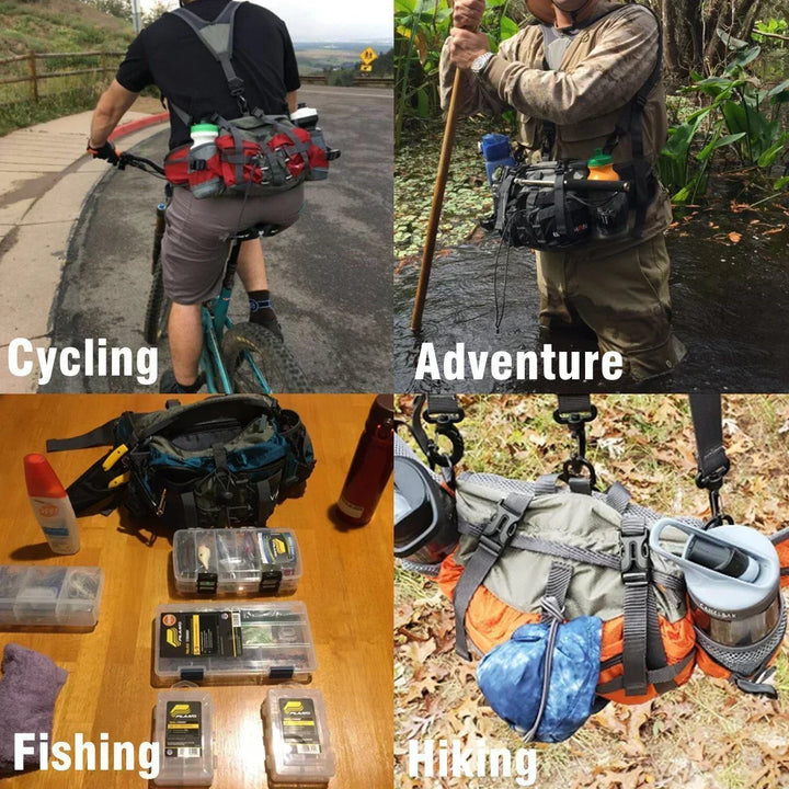 Waterdichte heuptas voor sport en reizen, ideaal voor hardlopen, fietsen of wandelen.