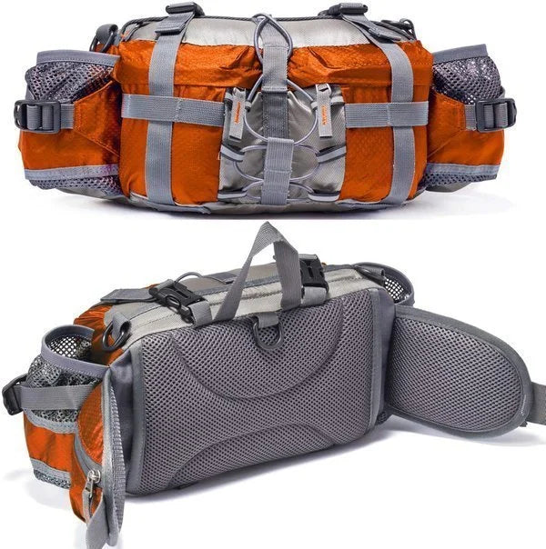 Praktische waterdichte heuptas van nylon, perfect voor het veilig opbergen van spullen tijdens outdoor avonturen.