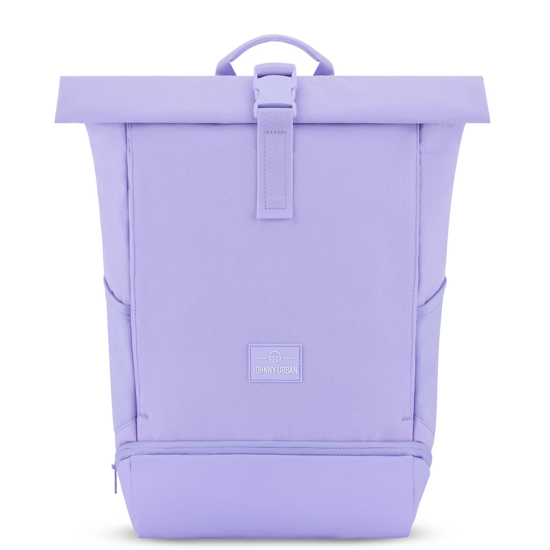 Flexibele UrbanFlow rolltop rugzak, aanpasbaar aan al je behoeften.