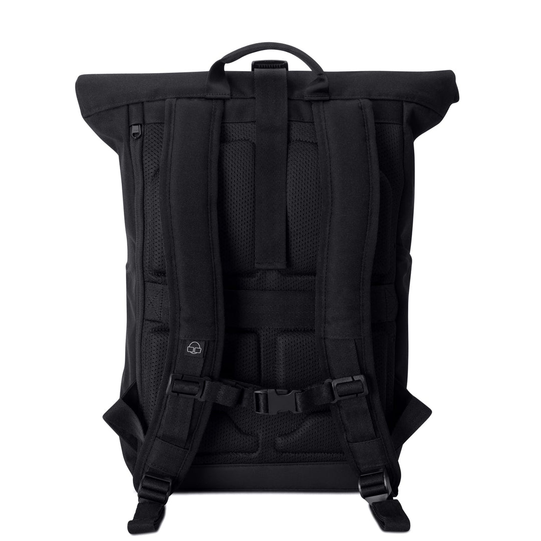 Veelzijdige UrbanFlow unisex rugzak met handige rolltop sluiting.