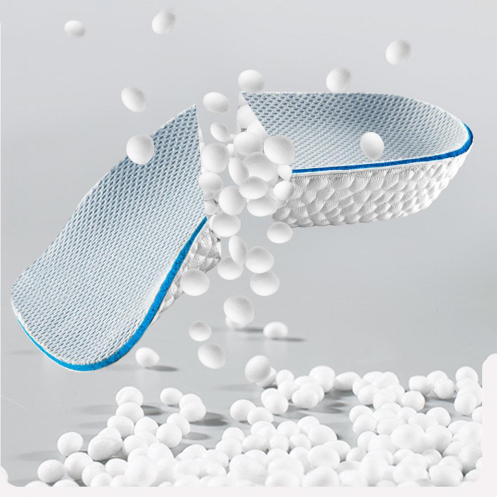 Ademende inlegzolen, unisex, met voetboogondersteuning, ideaal als schoenaccessoire.