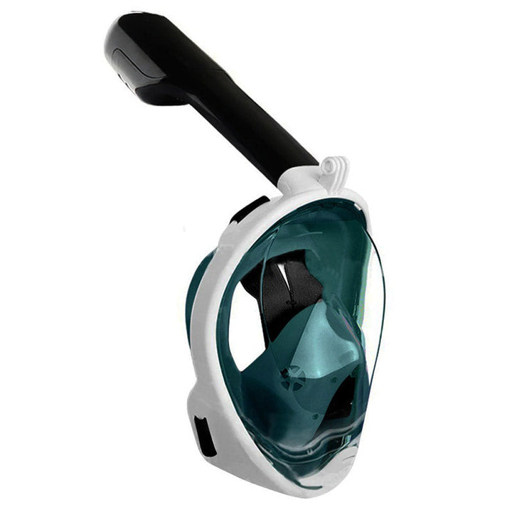 Hoogwaardig volgelaats snorkelmasker, gemaakt van duurzaam materiaal, biedt optimaal comfort en veiligheid onder water.