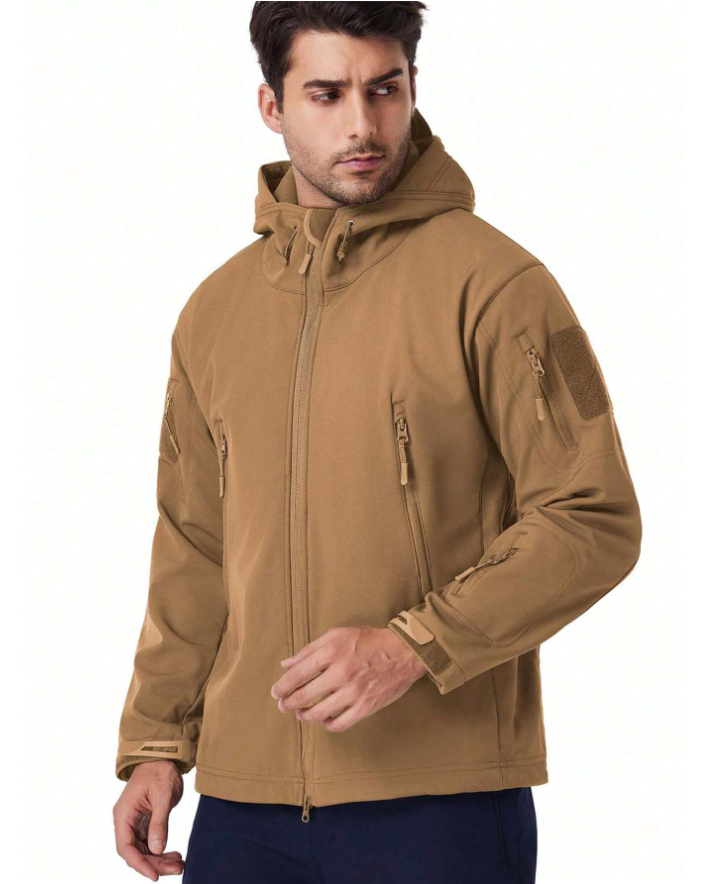 Ideale unisex outdoor set voor wandelen: waterdicht, winddicht, en warme fleece gevoerd.