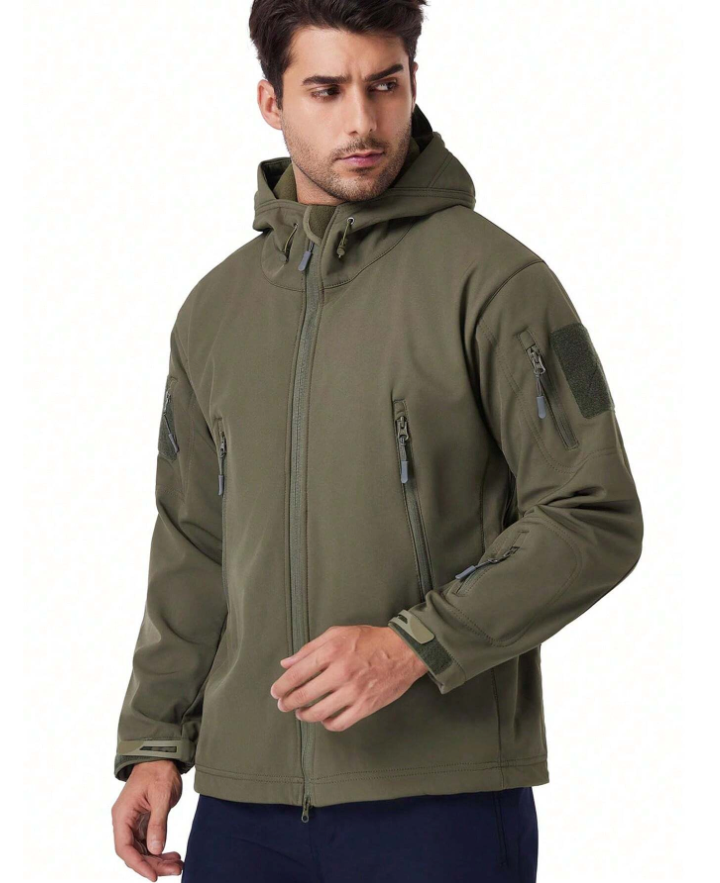 Comfortabele unisex outdoor set, water- en winddicht, met warme fleece voering voor alle buitenactiviteiten.