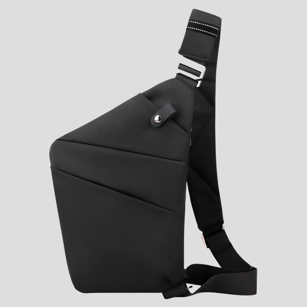 Veilige anti-diefstal schoudertas met ritsen, ideaal voor reizen en dagelijks gebruik. Unisex & waterdicht.