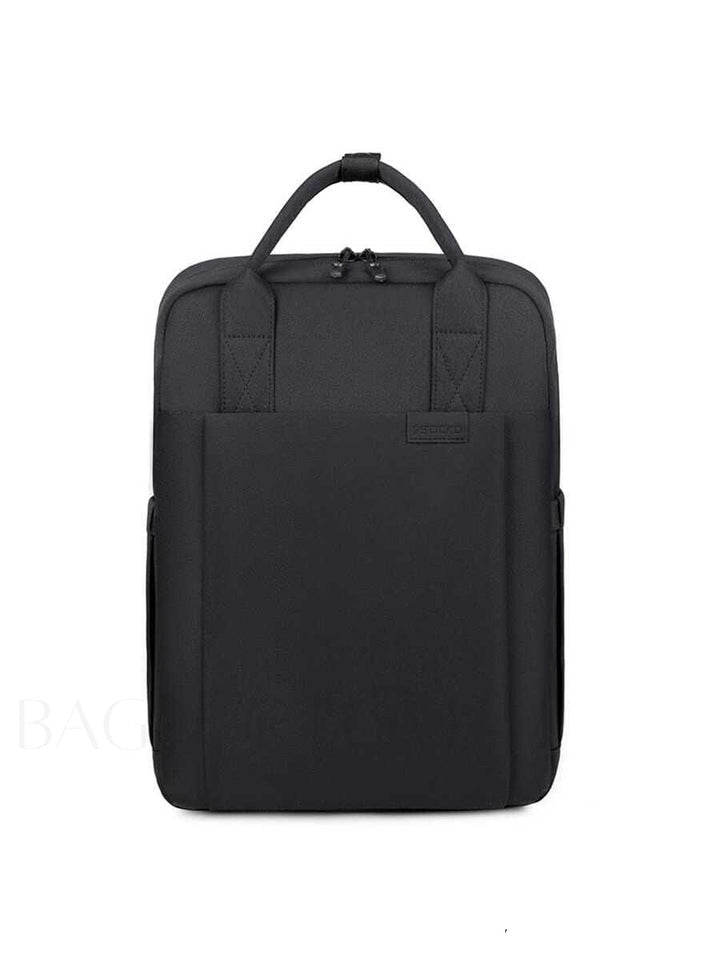 Laptop veilig opgeborgen in waterdichte Nexor rugzak, klaar voor dagelijks transport naar werk of school.
