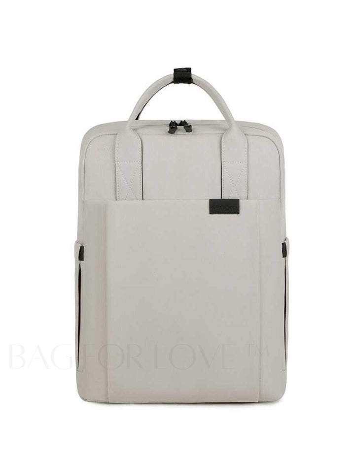Professionele waterdichte laptoprugzak voor kantoor en werk, met veilige opbergruimte voor documenten en laptop.