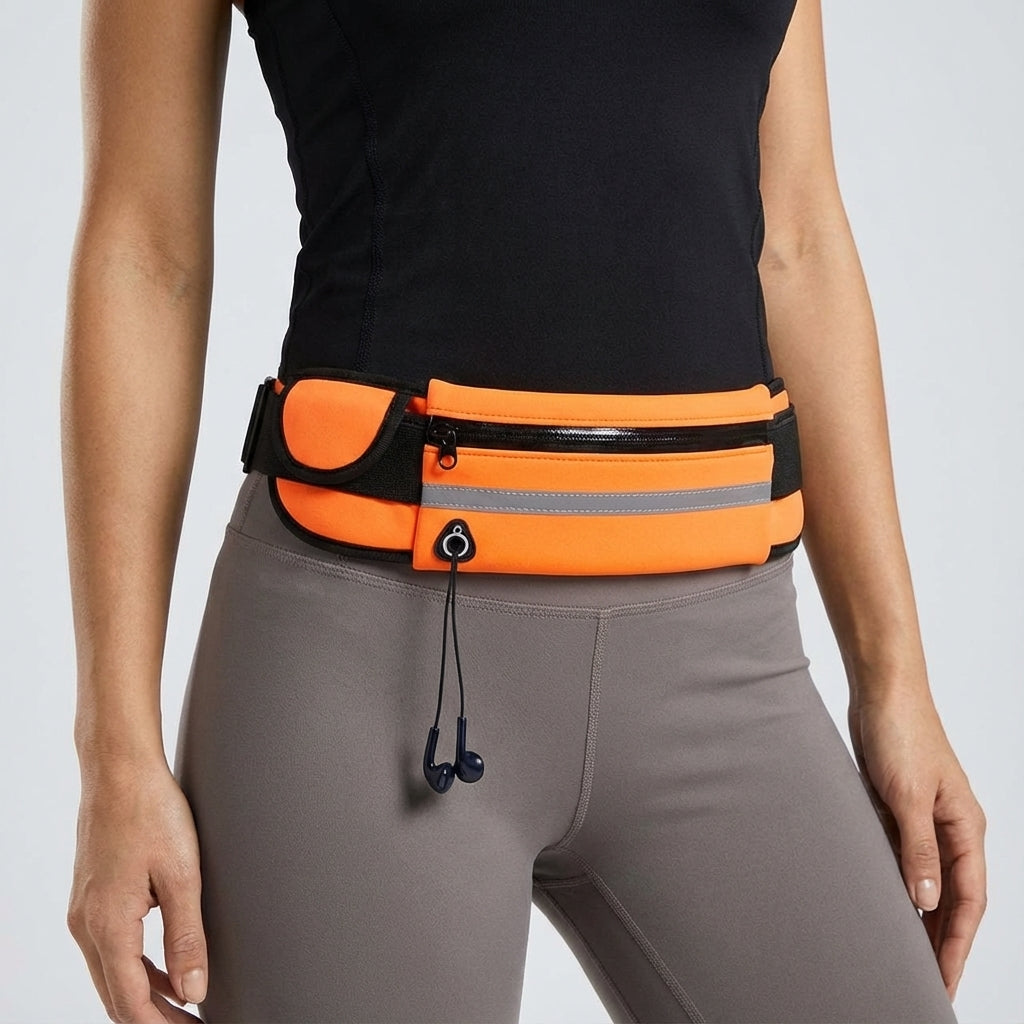 Stijlvolle unisex sport heuptas voor hardlopen, reizen en fitness. Waterbestendig en praktisch.