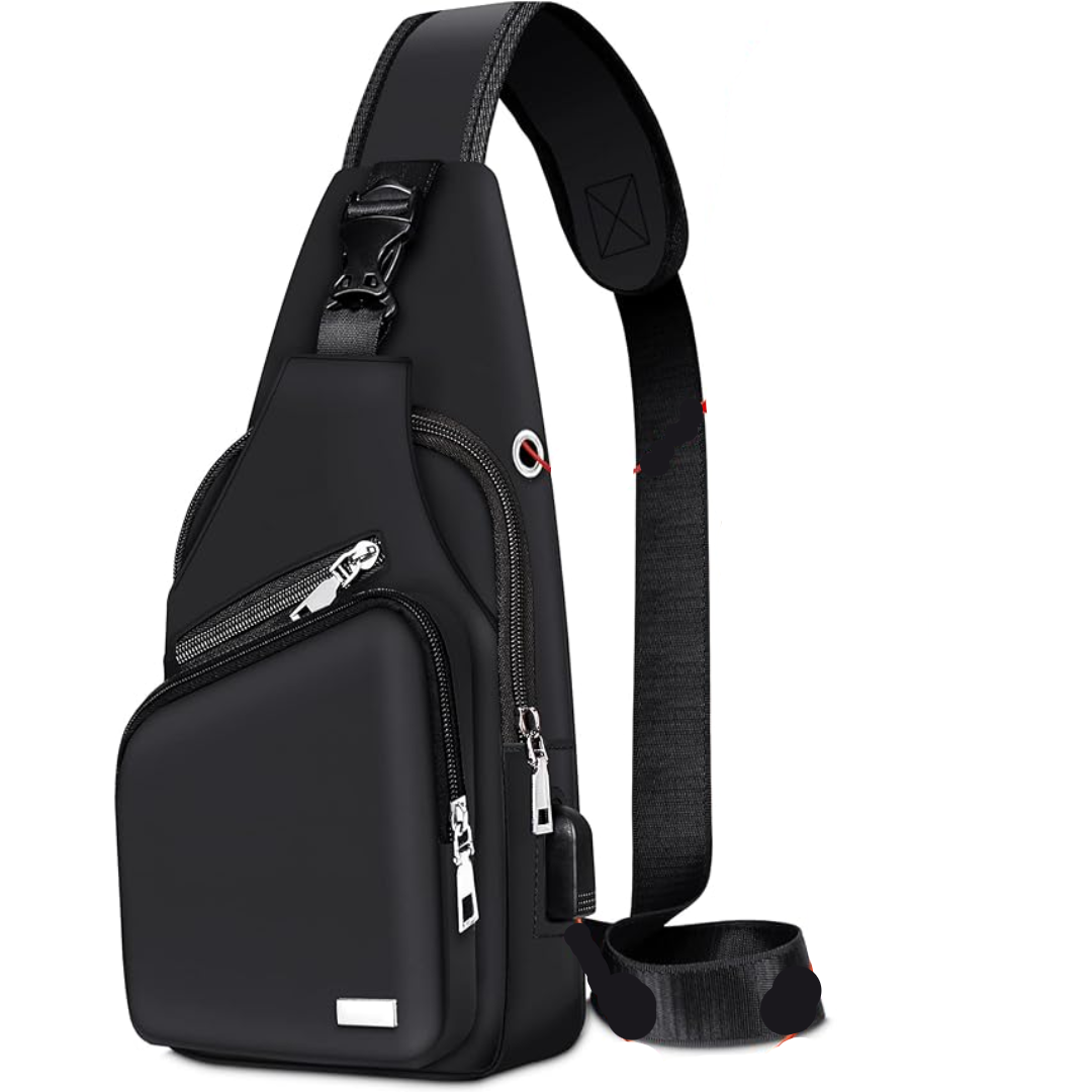Unisex waterdichte WaveSling slingbag, multifunctioneel en stijlvol onderweg voor al je essentials.