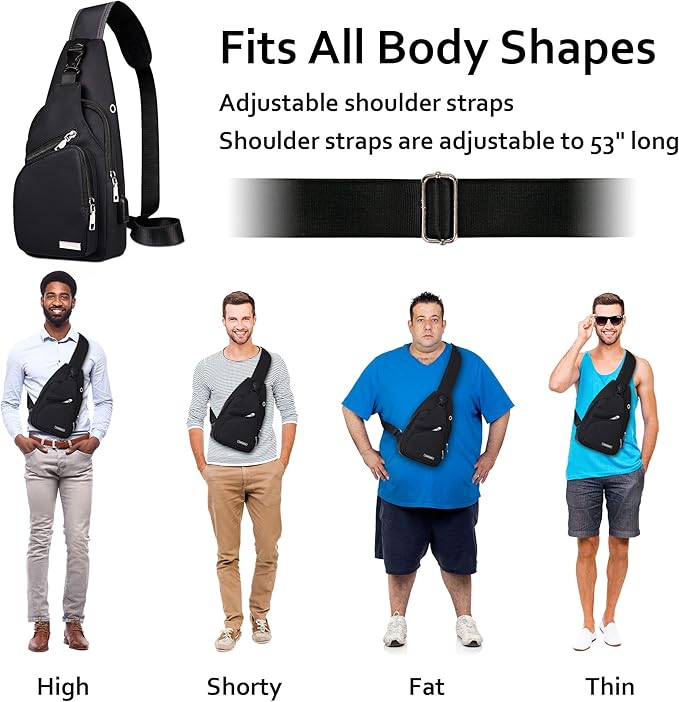 Moderne WaveSling slingbag, waterdicht en unisex, combineert stijl met functionaliteit onderweg.