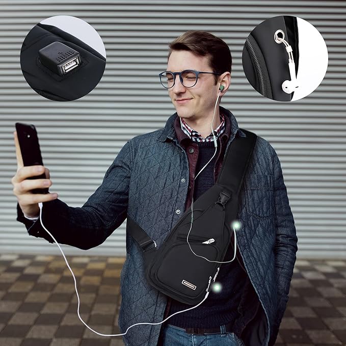 Strakke waterdichte WaveSling slingbag, ideaal als dagelijkse tas voor dames en heren.