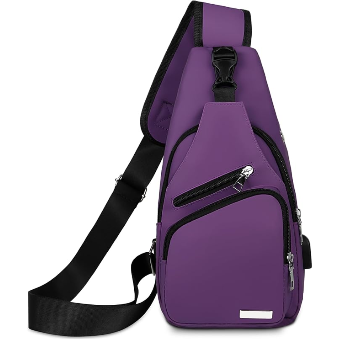 Stijlvolle en handige WaveSling slingbag, waterdichte tas voor al je spullen; dames en heren.