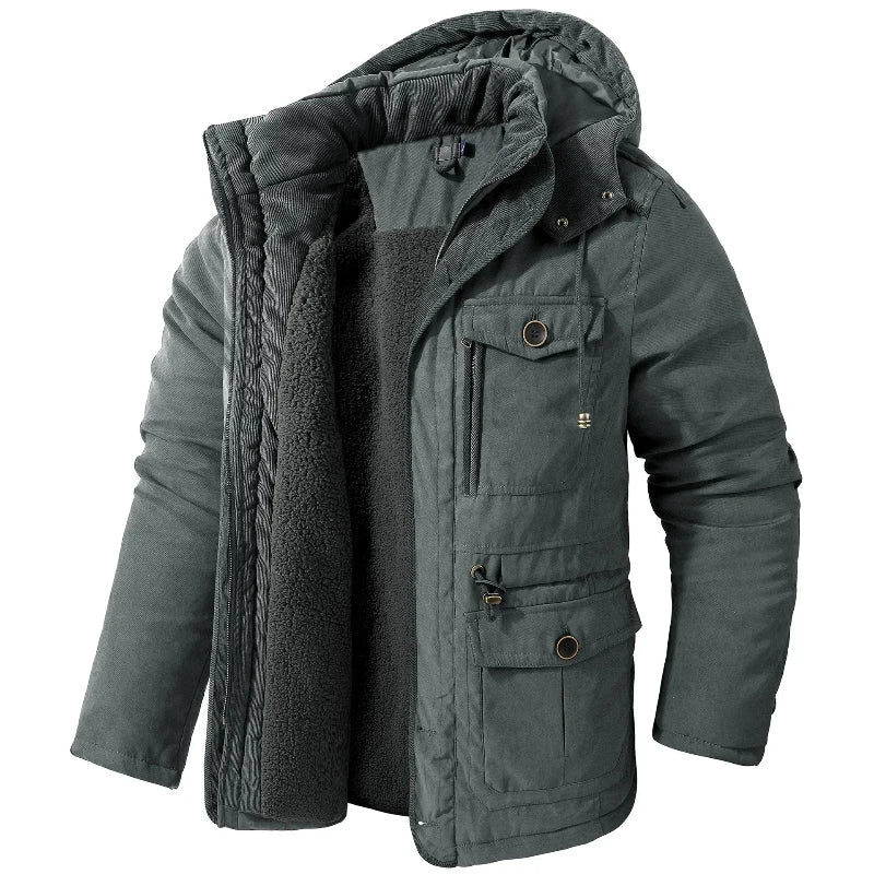 Comfortabele unisex winterjas met warme voering, waterdicht en ademend. Ideaal voor actieve winterkleding.